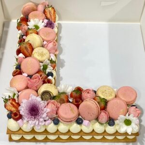 Single Digit/Letter Stacked Biscuit Cake